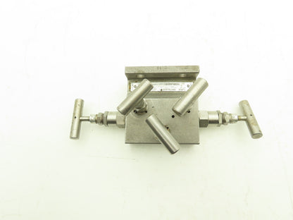 Century Valve CM1051F49CDG 5 Valve Differential Pressure Manifold 1/2" NPT SST