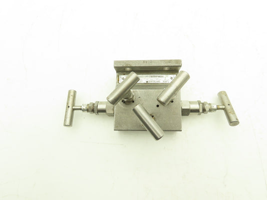 Century Valve CM1051F49CDG 5 Valve Differential Pressure Manifold 1/2" NPT SST