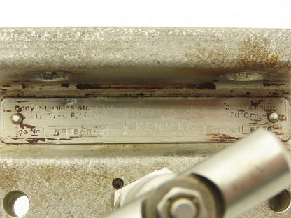 Kenmac MSTB4NCT 3 Valve Differential Pressure Manifold SS Ball Tip 1/2" NPT