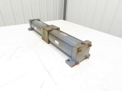 Miller Pneumatic Air Hydraulic Cylinder 4" Bore 9" Stroke 250/900PSI DJV-50B2XN