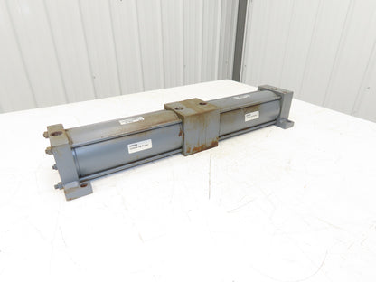 Miller Pneumatic Air Hydraulic Cylinder 4" Bore 9" Stroke 250/900PSI DJV-50B2XN