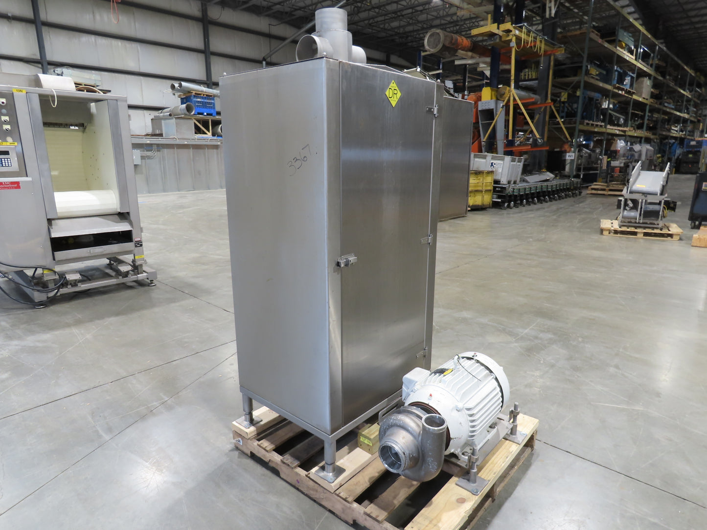 Sani-Matic Sanicab P365 Stainless Food Grade Heated Cabinet Washer 20Hp 480V 3PH