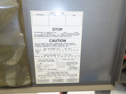 GNB FER100 24-750 T1 Forklift Battery Charger 36V 600Ah 105A 208/240/480V 3Ph