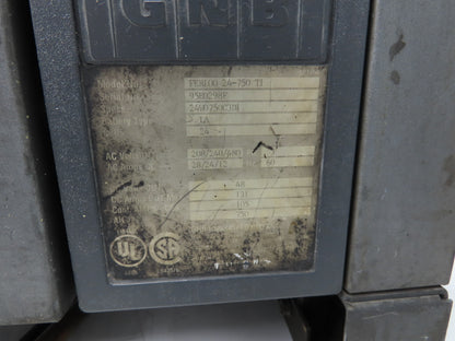 GNB FER100 24-750 T1 Forklift Battery Charger 36V 600Ah 105A 208/240/480V 3Ph