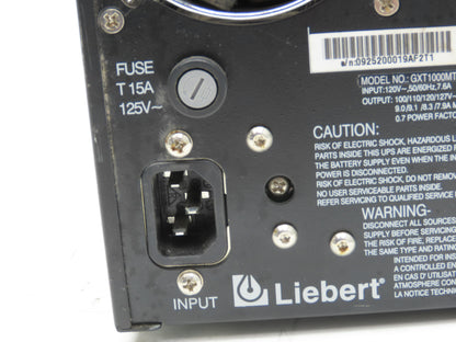 Liebert GXT1000MT-120B PLC Power Supply Module 100-127VAC Read