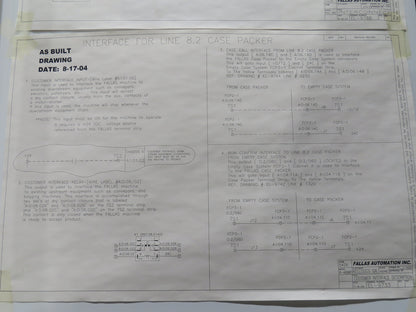 Fallas R400 Robotic Arm Pick and Place Case Packer Dual Feed Conveyor 480V
