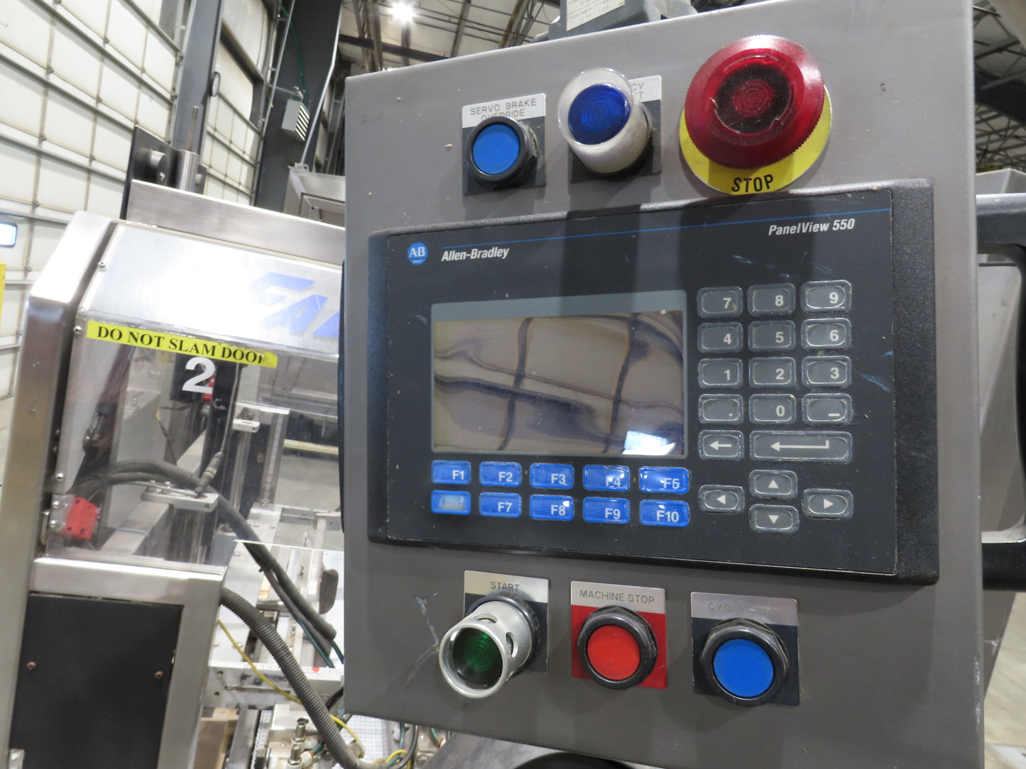 Fallas R400 Robotic Arm Pick and Place Case Packer Dual Feed Conveyor 480V