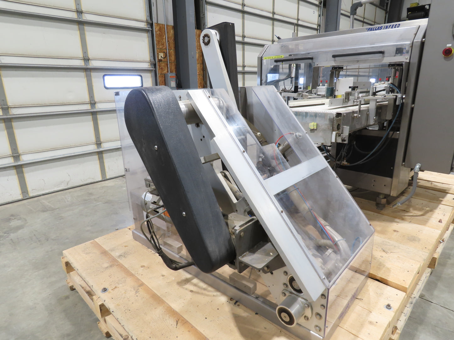 Fallas R400 Robotic Arm Pick and Place Case Packer Dual Feed Conveyor 480V