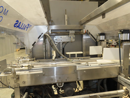 Fallas R400 Robotic Arm Pick and Place Case Packer Dual Feed Conveyor 480V