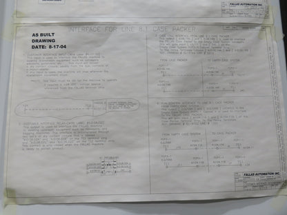 Fallas R400 Robotic Arm Pick and Place Case Packer Dual Feed Conveyor 480V