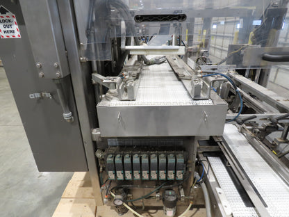 Fallas R400 Robotic Arm Pick and Place Case Packer Dual Feed Conveyor 480V