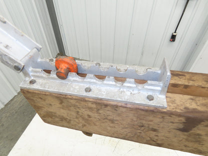 Sackett 4000Lb Forklift Battery Lifter Beam 24-42" Adj Width Hooks
