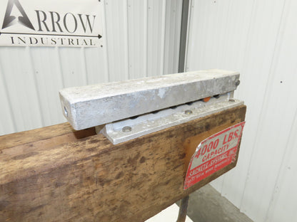 Sackett 4000Lb Forklift Battery Lifter Beam 24-42" Adj Width Hooks