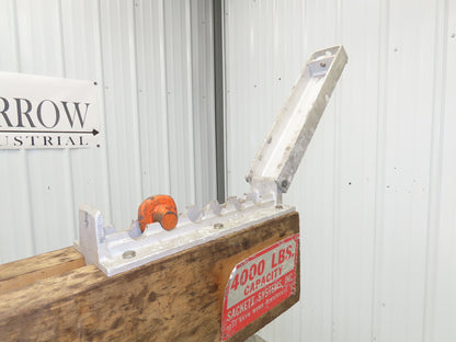 Sackett 4000Lb Forklift Battery Lifter Beam 24-42" Adj Width Hooks