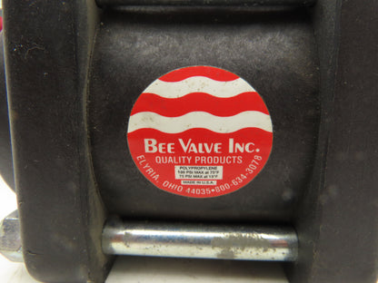 Bee Valve 4011D-20 1-1/2" NPT Full Port Ball Valve Polypropylene Lot of 3