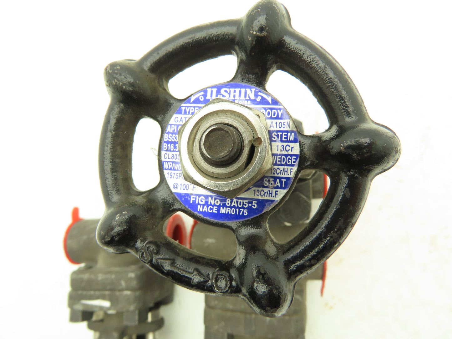 Ilshin 8A05-5 Steel Gate Valve 1/2" Socket Weld 1975psi Class 800 Lot of 3