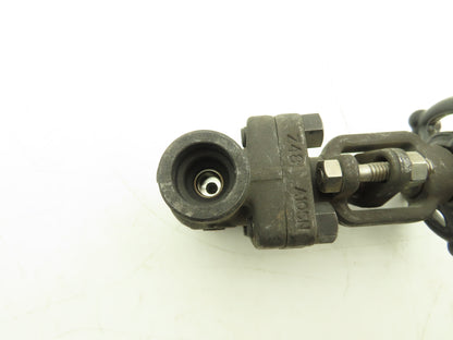 Ilshin 8A05-5 Steel Gate Valve 1/2" Socket Weld 1975psi Class 800  Lot of 3