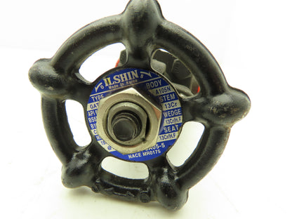 Ilshin 8A05-5 Steel Gate Valve 1/2" Socket Weld 1975psi Class 800  Lot of 3