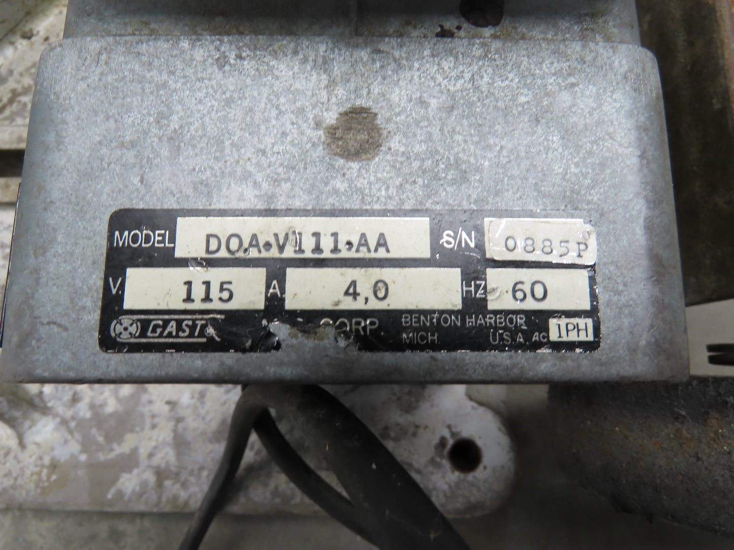 Milwaukee Vac-U-Rig Dymodrill 4030 Coring Motor 2-1/2" to 8" Core Bore Stand