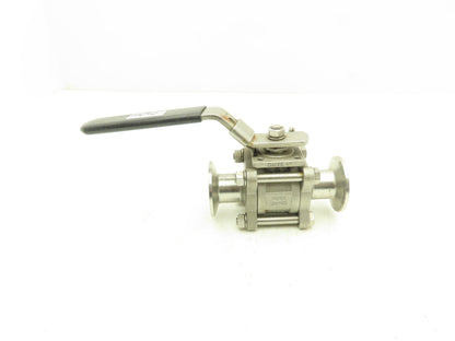 Parker 1"-CF8M 1" 1000WOG Stainless Sanitary Tri-clamp Ball Valve DN25 1"
