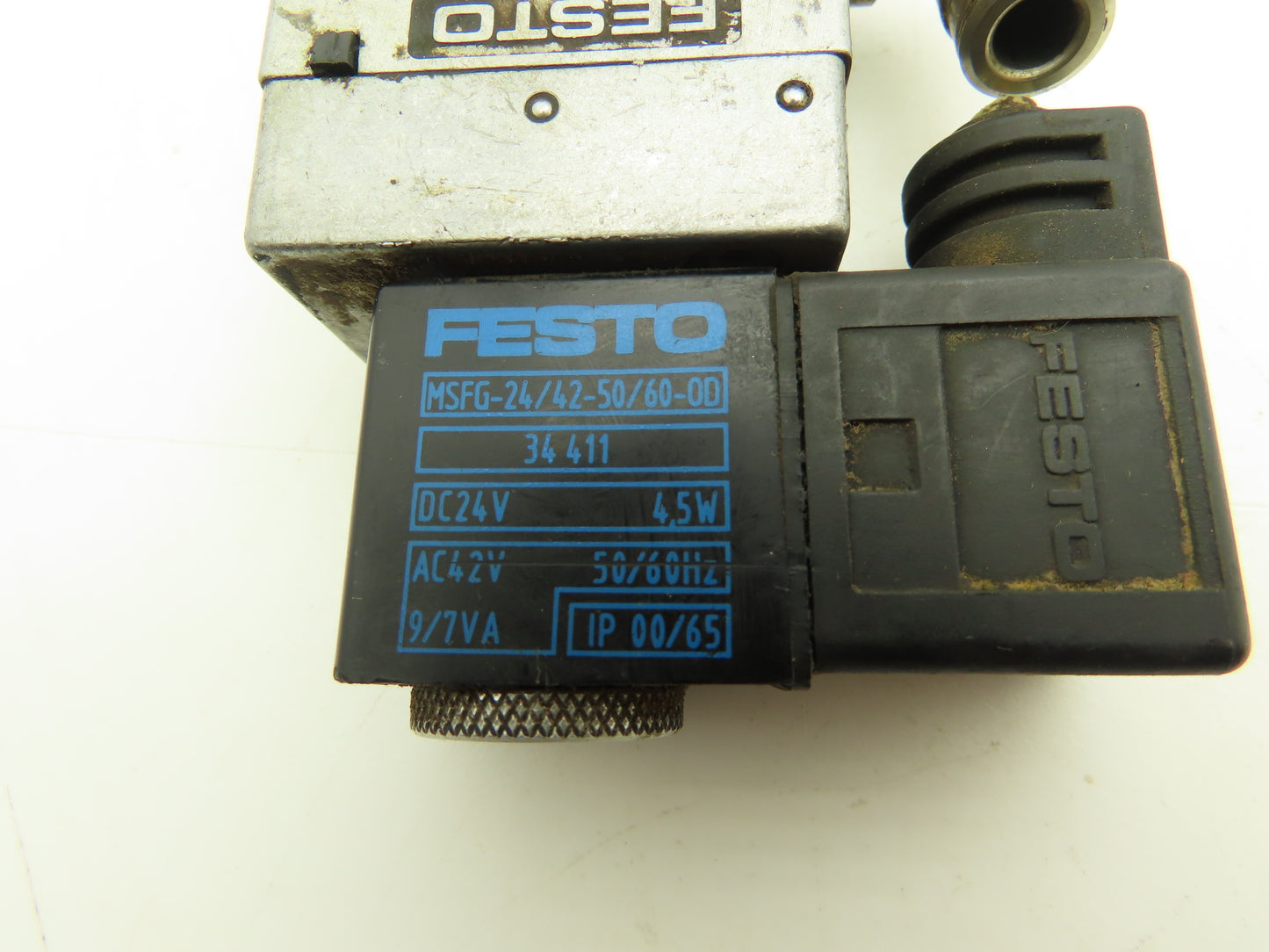 Festo MFH-3-1/8 Pneumatic Solenoid Valve 3/2-way 24VDC G1/8"  Lot of 4