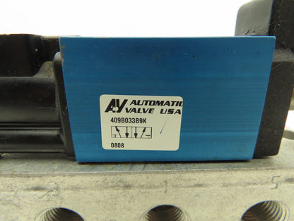 Automatic Valve 409B033B9K Manuel Air Valve 2 Position Spring Return Lot of 3