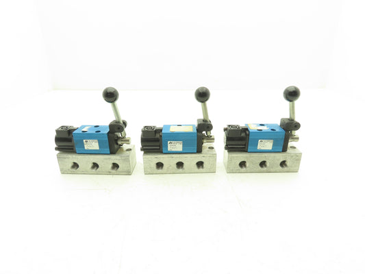 Automatic Valve 409B033B9K Manuel Air Valve 2 Position Spring Return Lot of 3