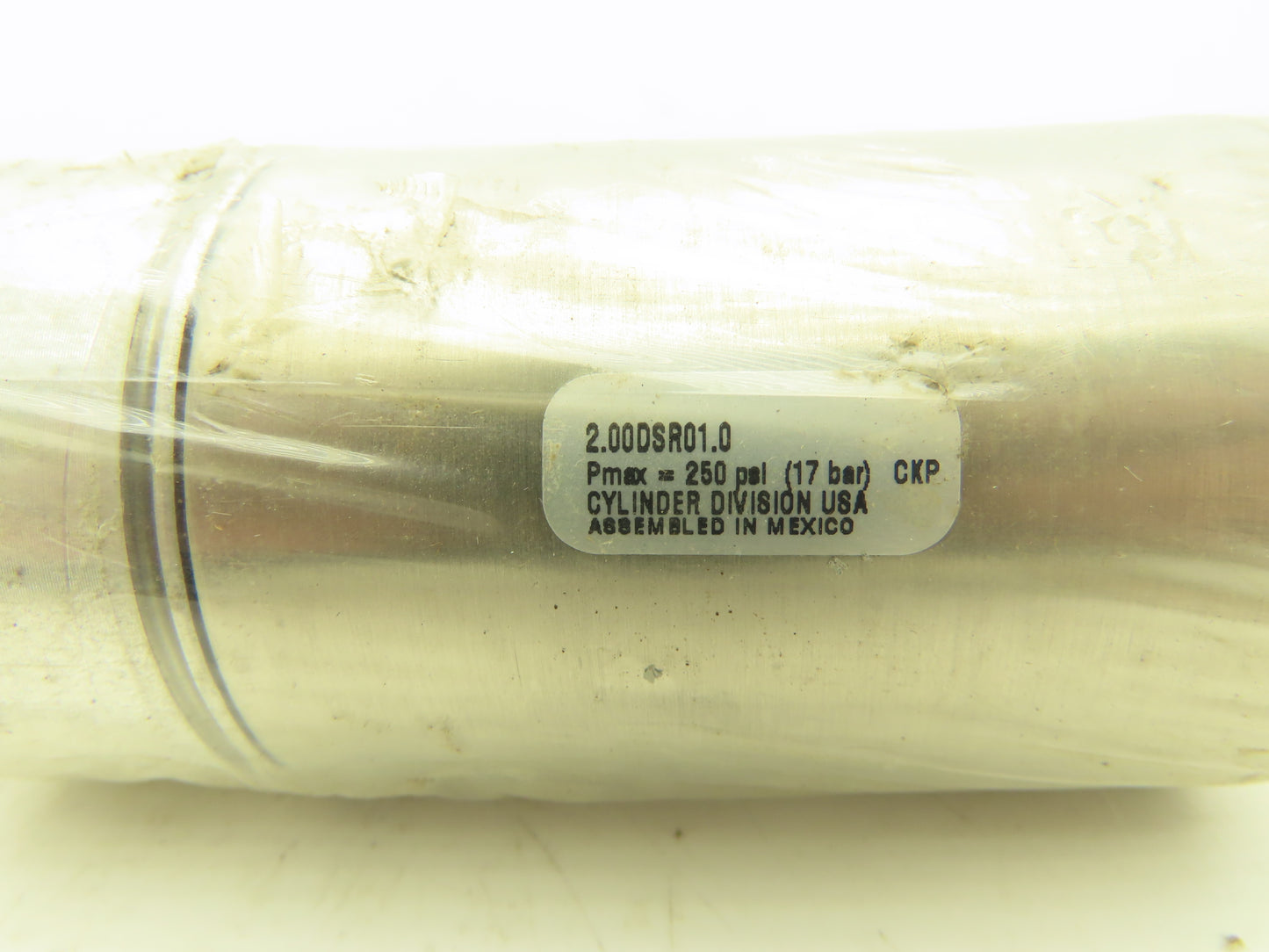 Parker 2.00DSR01.0 Pneumatic Air Cylinder 2" Bore 1" Stroke 145psi
