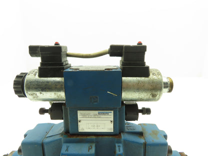 Rexroth 4WEHJ6/EG24N9K4 Hydraulic Directional Solenoid Valve Missing 1 Coil