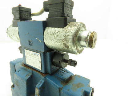 Rexroth 4WEHJ6/EG24N9K4 Hydraulic Directional Solenoid Valve Missing 1 Coil