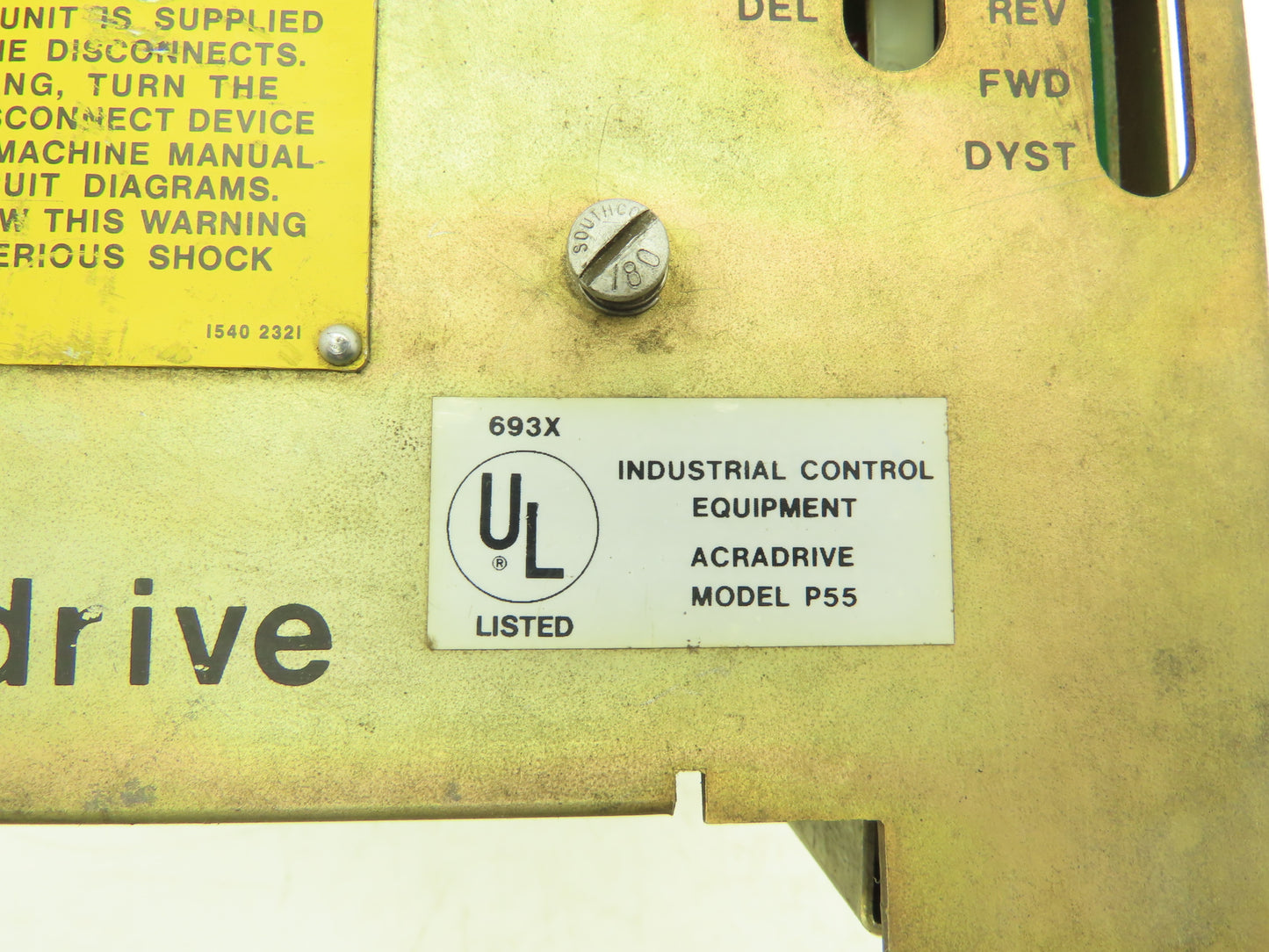 Cincinnati Milacron P55 Acradrive Plastic Processing Drive 240VAC 1Ph 35A 60Hz