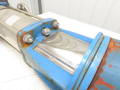 Gusher 00736ET3E213TC Inline Centrifugal Pump 2x2"Flanged Stainless 7.5Hp 3PH