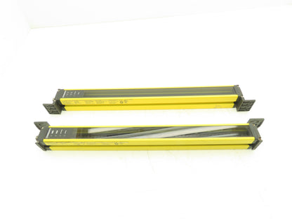 Contrinex Light Curtain Sender Receiver Set 14mm Res. 3.5M Range 49 Beam 400mm