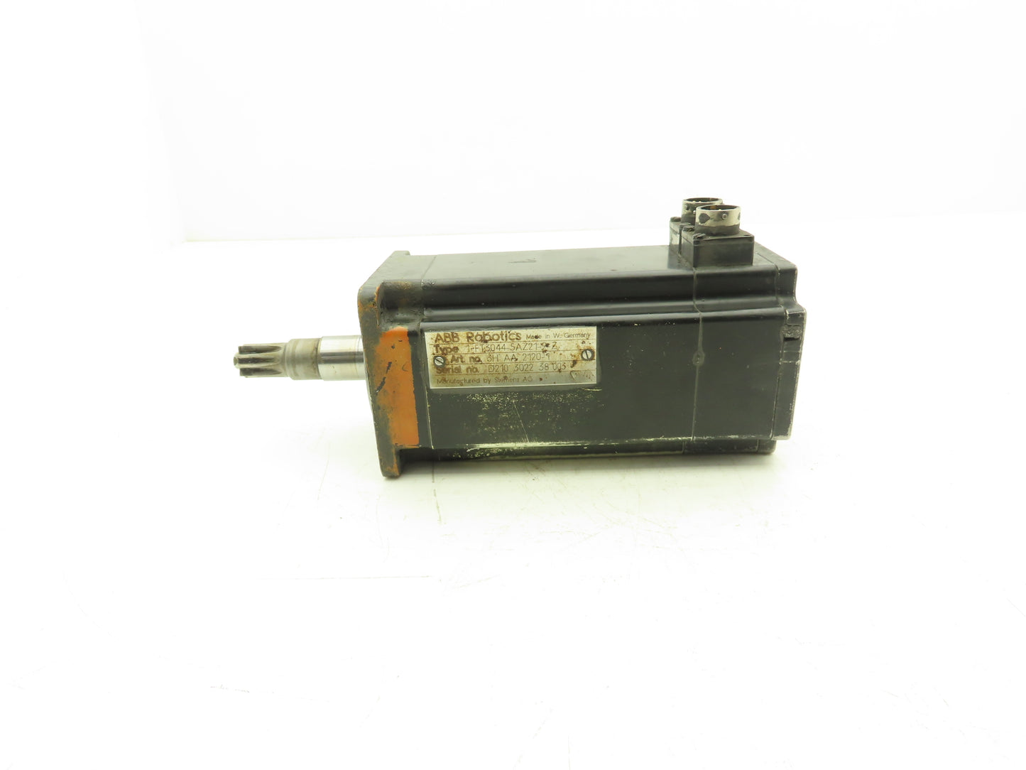 ABB Robotics/Siemens 3HAA2120-1 Servo Motor 9 Tooth x 17.8mmOD x 3" Length Shaft