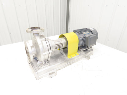 Lezq Siemens 40-25-160 Centrifugal Pump 167L/Min 3Hp 480V 3PH 90L Metric Flanged