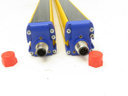 Datalogic Light Curtain Sender Receiver Set 30mm Res. 20M Range 49 Beam 750mm