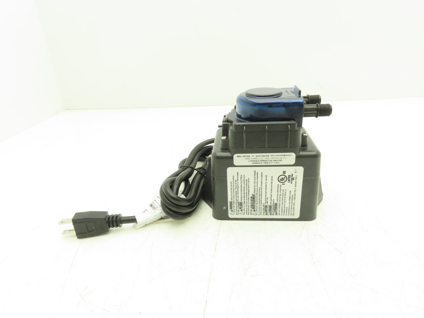 Stenner Model E10VXB Peristaltic Dosing Pump Adjustable 14 GPD 25 PSI 120V