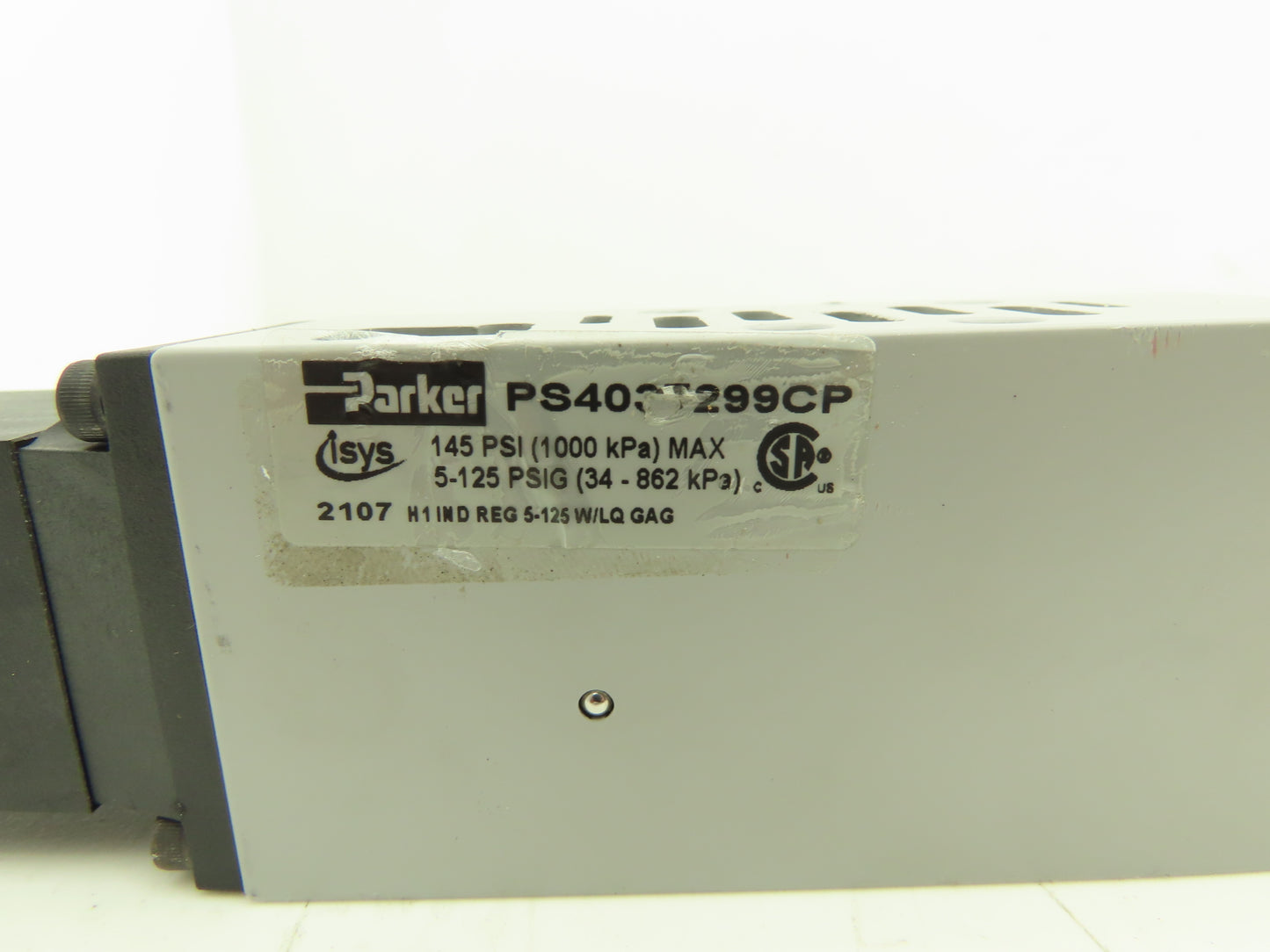Parker PS4037299CP Pneumatic Dual Regulator Valve 145psi