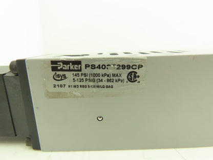 Parker PS4037299CP Pneumatic Dual Regulator Valve 145psi