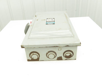 Siemens GF324N Safety Switch Disconnect Fused Stainless Steel 200A 240VAC 60HP