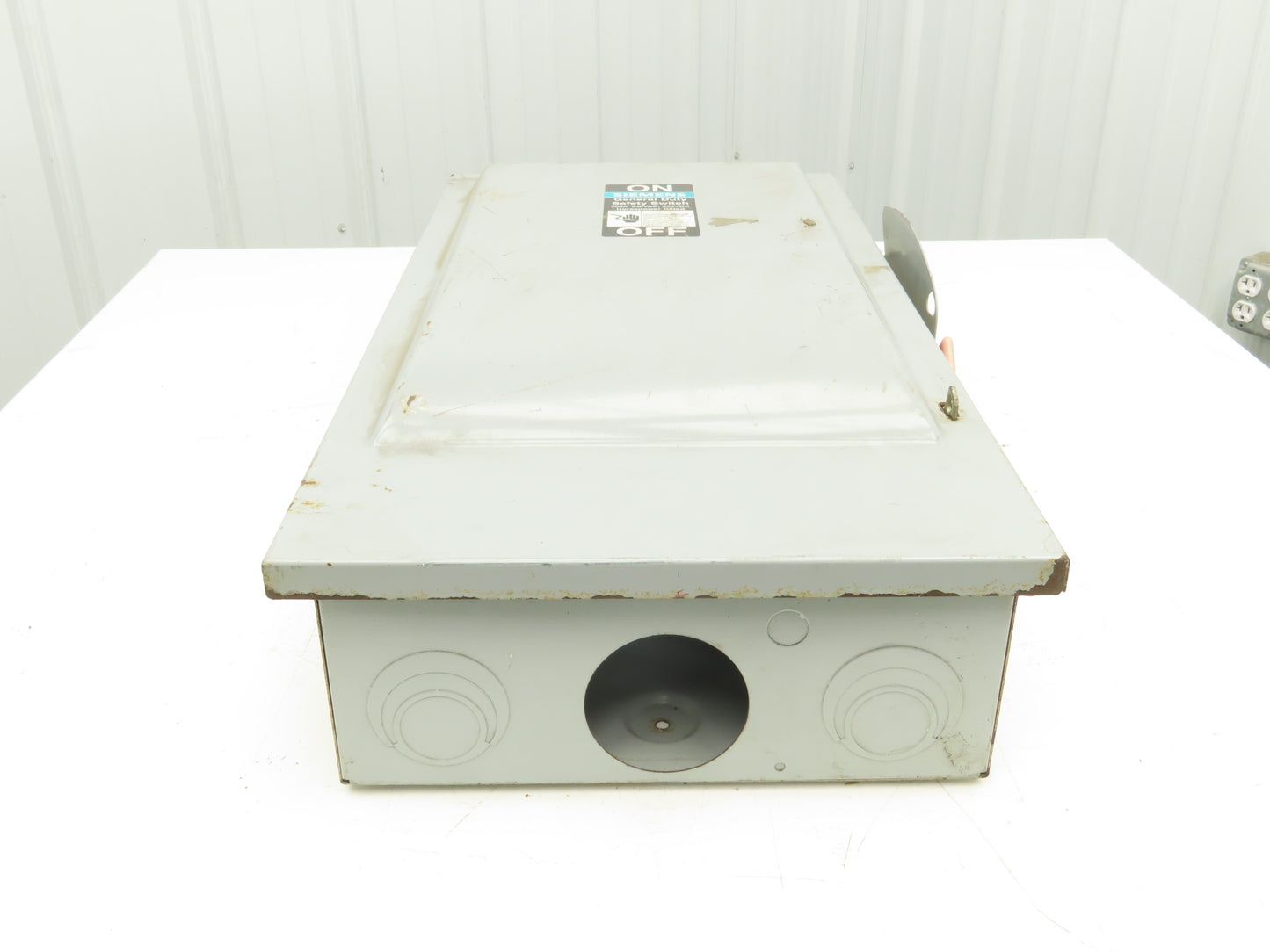 Siemens GF324N Safety Switch Disconnect Fused Stainless Steel 200A 240VAC 60HP