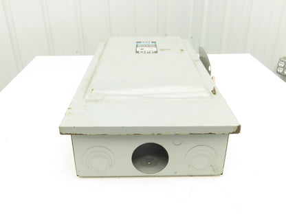 Siemens GF324N Safety Switch Disconnect Fused Stainless Steel 200A 240VAC 60HP