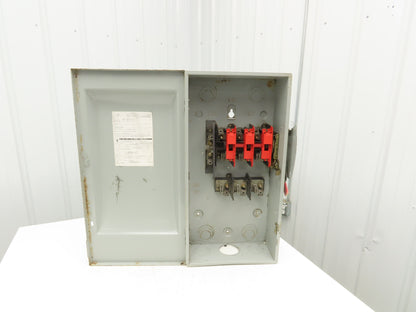 Siemens GF324N Safety Switch Disconnect Fused Stainless Steel 200A 240VAC 60HP