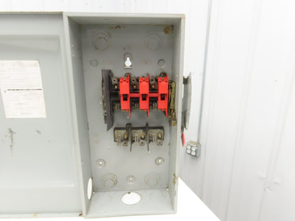 Siemens GF324N Safety Switch Disconnect Fused Stainless Steel 200A 240VAC 60HP