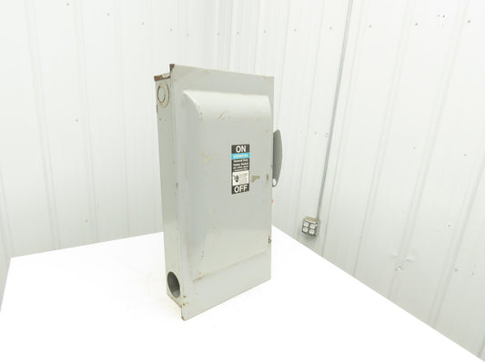 Siemens GF324N Safety Switch Disconnect Fused Stainless Steel 200A 240VAC 60HP