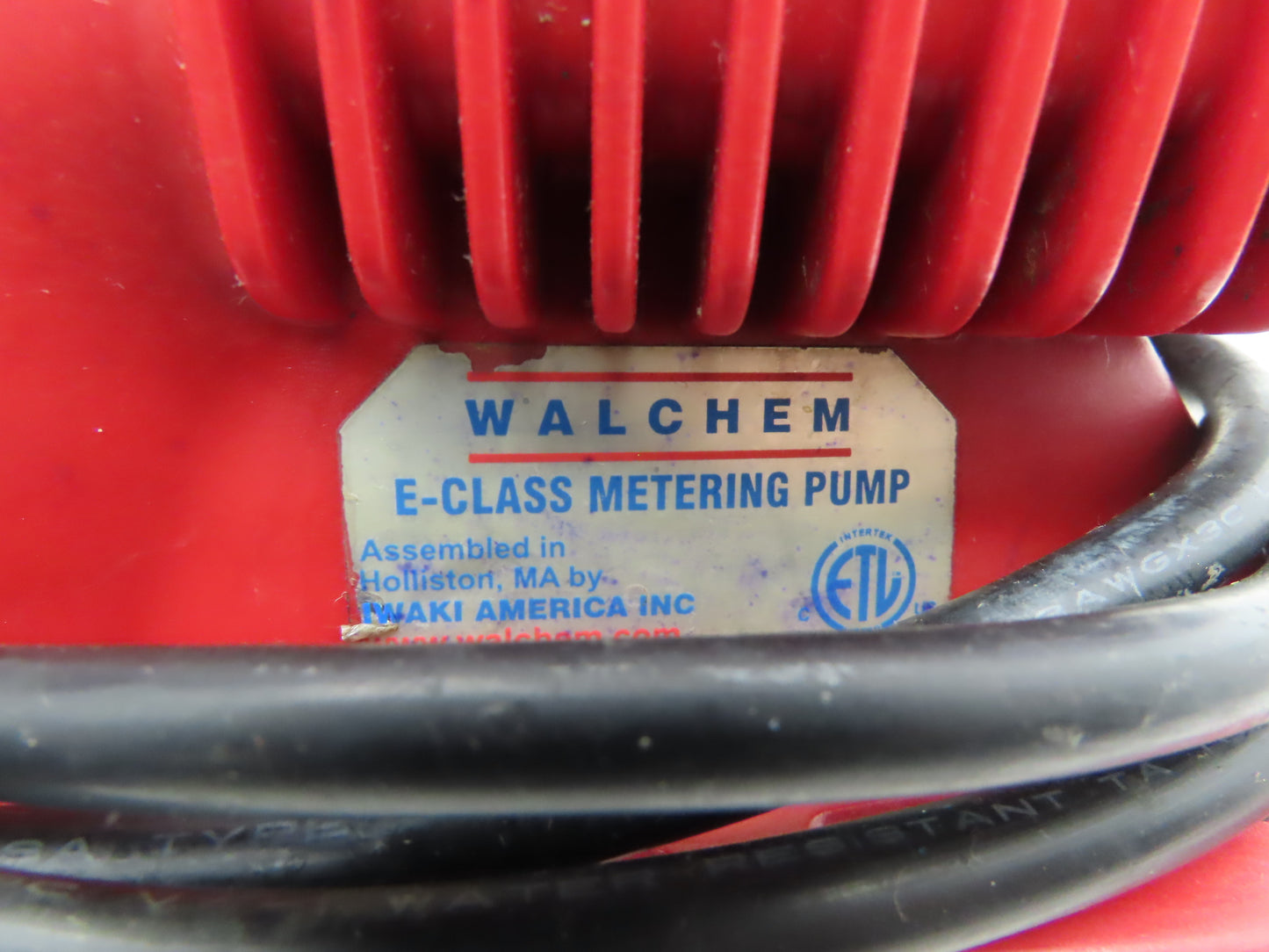 IWAKI EWB10Y1-VCC Peristaltic Dosing Pump Adjustable 0.6 GPH 115 PSI 120V