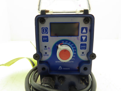 IWAKI EWB10Y1-VCC Peristaltic Dosing Pump Adjustable 0.6 GPH 115 PSI 120V