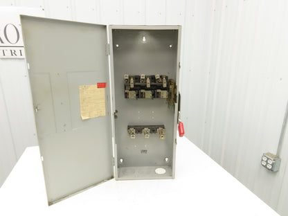 General Electric TH3364 Fusible Safety Disconnect Switch 200A 600V 3Ph 150Hp