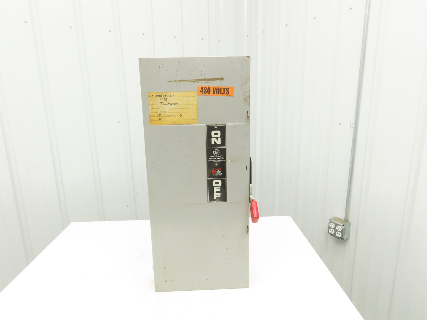 General Electric TH3364 Fusible Safety Disconnect Switch 200A 600V 3Ph 150Hp