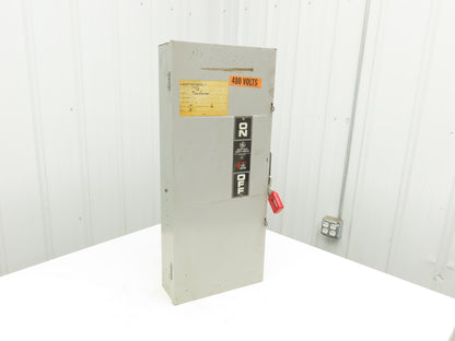 General Electric TH3364 Fusible Safety Disconnect Switch 200A 600V 3Ph 150Hp